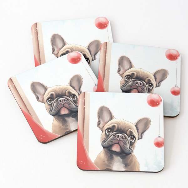 Item preview, Festive Frenchie designed and sold by cute-animals99.