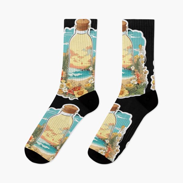 Item preview, Pacific Ocean in a Bottle, Daily Dose of Happiness designed and sold by NautiChic.