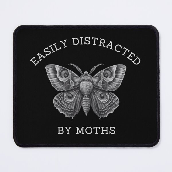 Item preview, Easily Distracted By Moths designed and sold by FreshArtFusion.