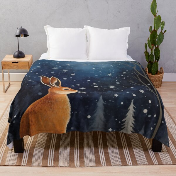 Item preview, Hare, Pagan Hare, Pagan Art, Moon, Animal, designed and sold by thewandswant.