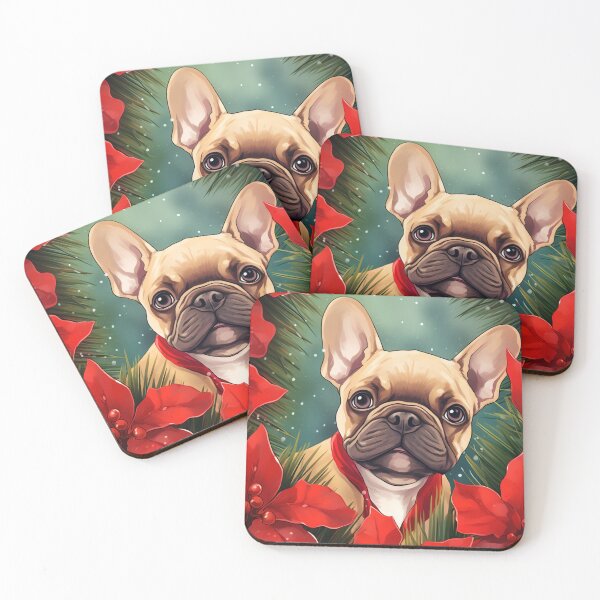 Item preview, Festive Frenchie designed and sold by cute-animals99.