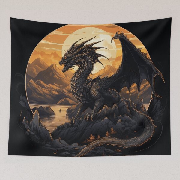 Item preview, Fantasy Fiction - Dark Fantasy Dragon designed and sold by Fantasy Masterpiece.