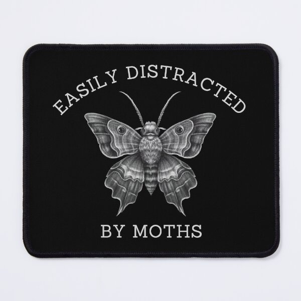 Item preview, Easily Distracted By Moths designed and sold by FreshArtFusion.