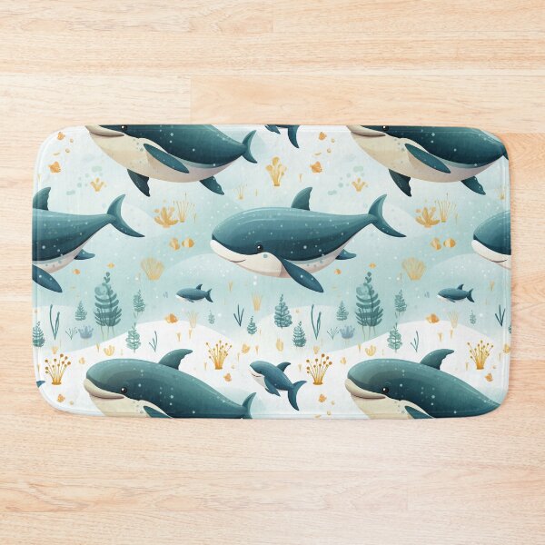 Item preview, Cute Whale, Marine Mammal, Ocean Giant designed and sold by PigmeArt.