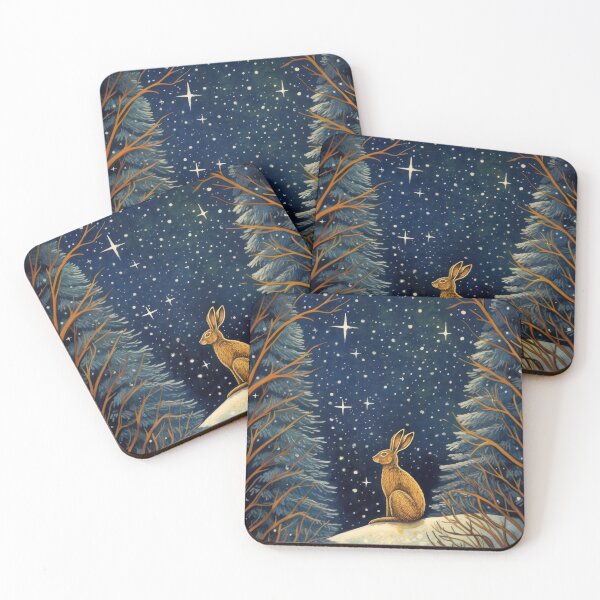 Item preview, Hare, Pagan Hare, Pagan Art, Moon, Animal,  designed and sold by thewandswant.