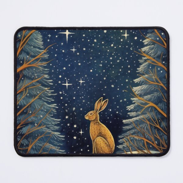Item preview, Hare, Pagan Hare, Pagan Art, Moon, Animal, designed and sold by thewandswant.