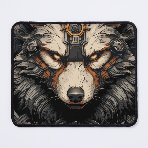 Item preview, Steampunk Wolf / Fox portrait designed and sold by EternalDelight1.
