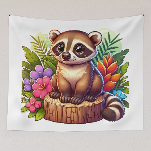 Item preview, Vibrant Coatimundi Symphony designed and sold by Daniel Dudgeon.