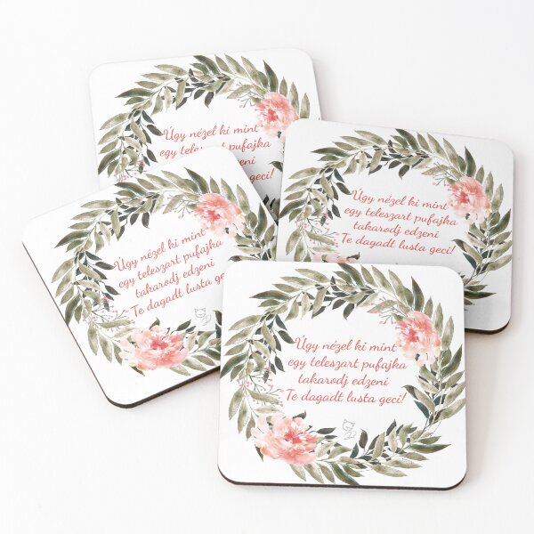 Item preview, Hungarian motivational quotes - Úgy nézel ki mint  egy teleszart pufajka takarodj edzeni  Te dagadt lusta geci! designed and sold by GizmoDesign.