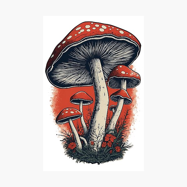 Item preview, Goblin core mushrooms designed and sold by NeilODonnell.