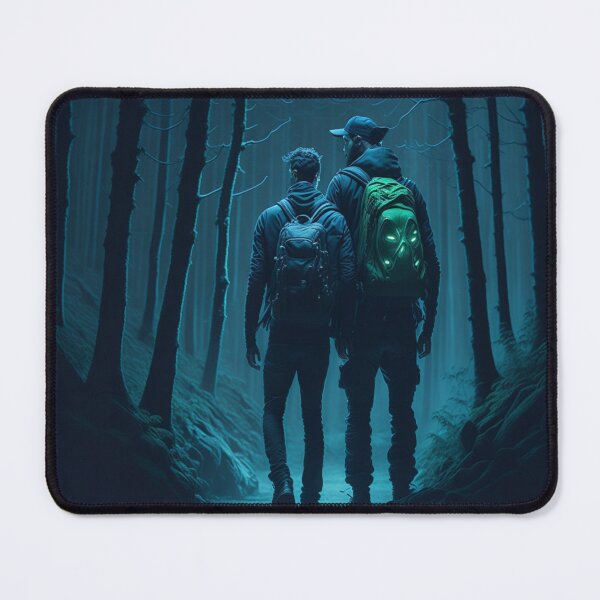Item preview, Ghost hunters lost in a haunted forest -1 designed and sold by Dinos45.