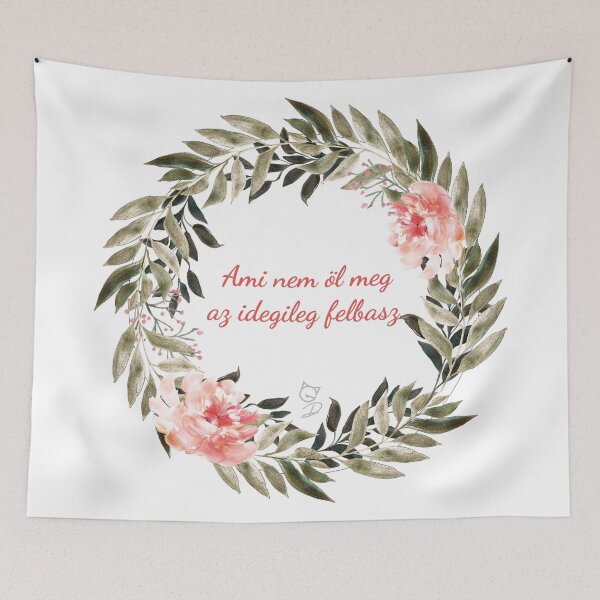 Item preview,  Hungarian motivational quotes - Ami nem öl meg az idegileg felbasz designed and sold by GizmoDesign.