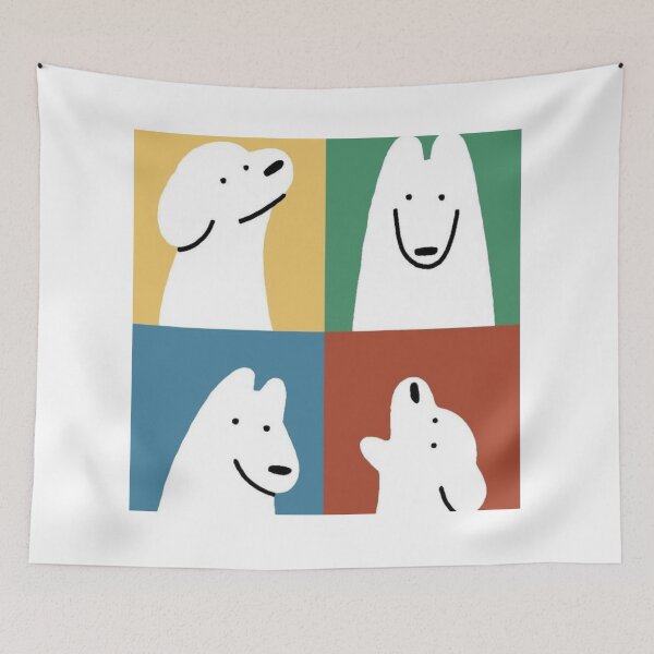 Item preview, Four dogs in different conditions designed and sold by Yaso Store.