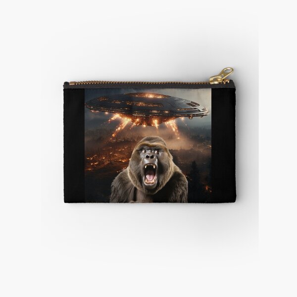 Item preview, Gorilla Selfie with UFOs designed and sold by Master-Print.