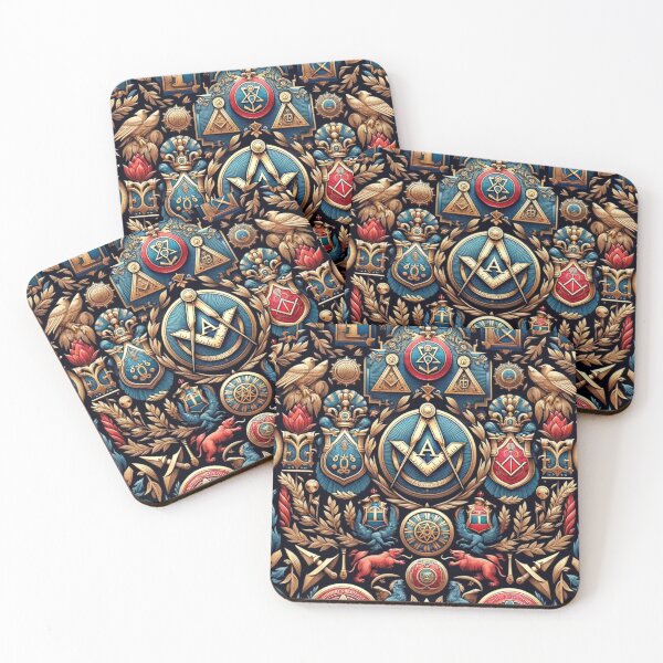 Item preview, Freemasonry Crests: Heraldic Masonic Symbol designed and sold by decmrArtistic.
