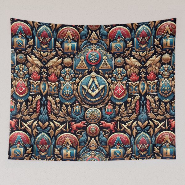 Item preview, Freemasonry Crests: Heraldic Masonic Symbol designed and sold by decmrArtistic.