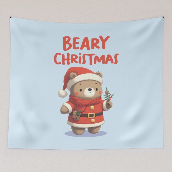 Item preview, Beary Christmas Cute Bear designed and sold by KAI-Studio.