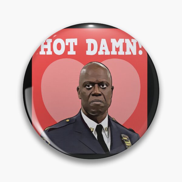 Item preview, Hot Damn! Funny Captain Ray Holt Anniversary Card Brooklyn Nine-Nine designed and sold by umilukur.
