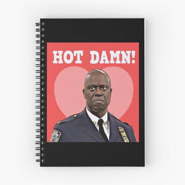 Item preview, Hot Damn! Funny Captain Ray Holt Anniversary Card Brooklyn Nine-Nine designed and sold by umilukur.