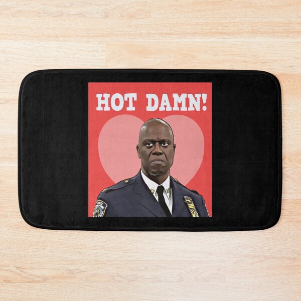 Item preview, Hot Damn! Funny Captain Ray Holt Anniversary Card Brooklyn Nine-Nine designed and sold by umilukur.