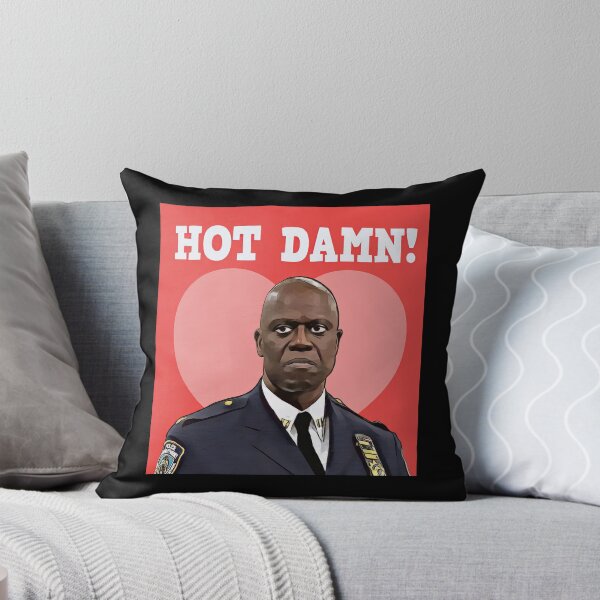 Item preview, Hot Damn! Funny Captain Ray Holt Anniversary Card Brooklyn Nine-Nine designed and sold by umilukur.
