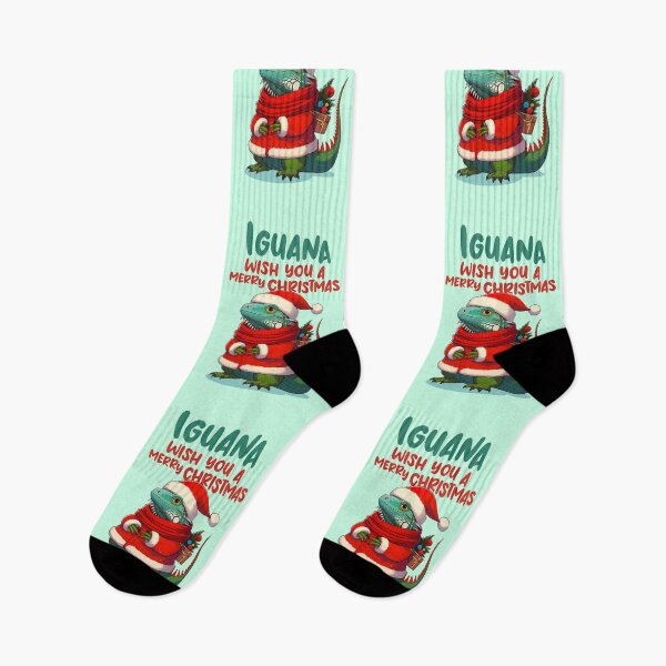 Item preview, Iguana Wish You A Merry Christmas designed and sold by KAI-Studio.