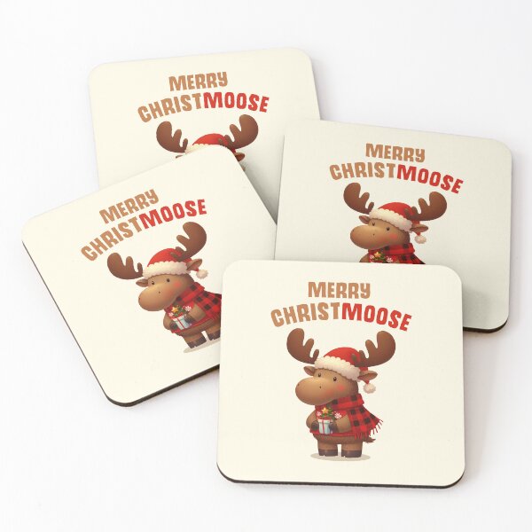 Item preview, Merry Christmoose Christmas Moose designed and sold by KAI-Studio.