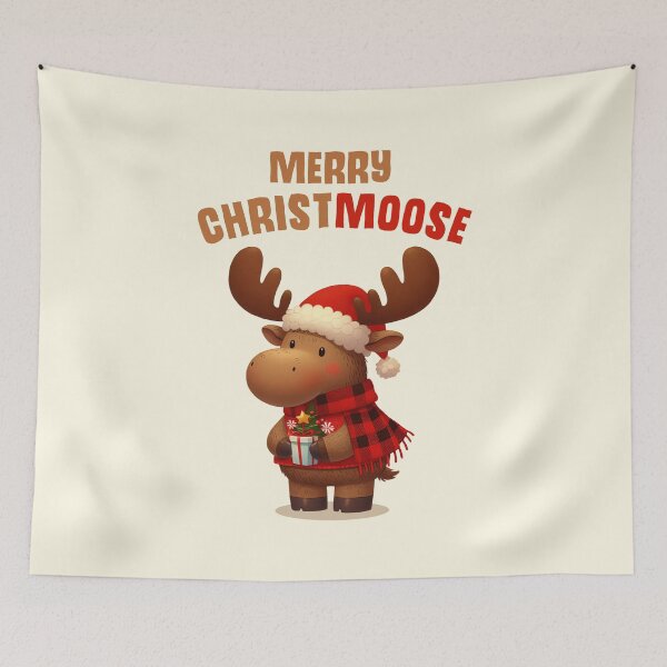 Item preview, Merry Christmoose Christmas Moose designed and sold by KAI-Studio.