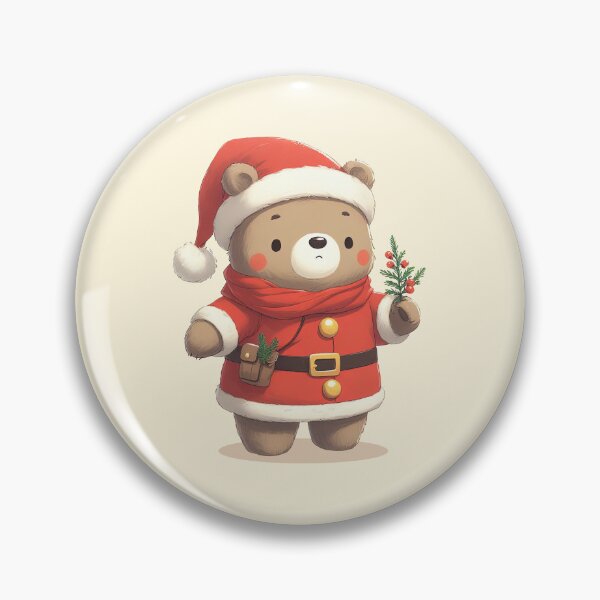 Item preview, Cute Christmas Bear Santa designed and sold by KAI-Studio.