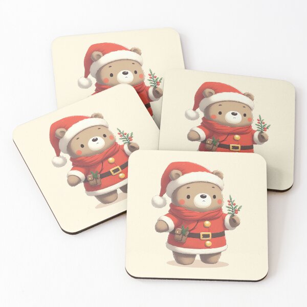 Item preview, Cute Christmas Bear Santa designed and sold by KAI-Studio.