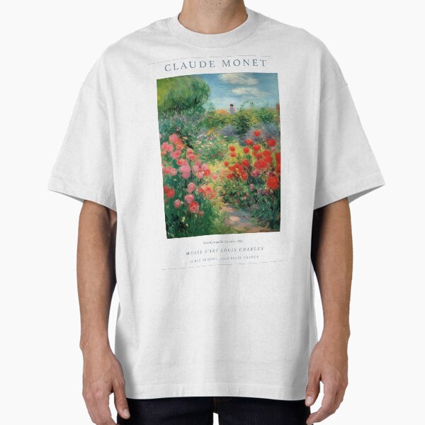 Item preview, Claude Monet Rose garden painting designed and sold by Maisonsucces.