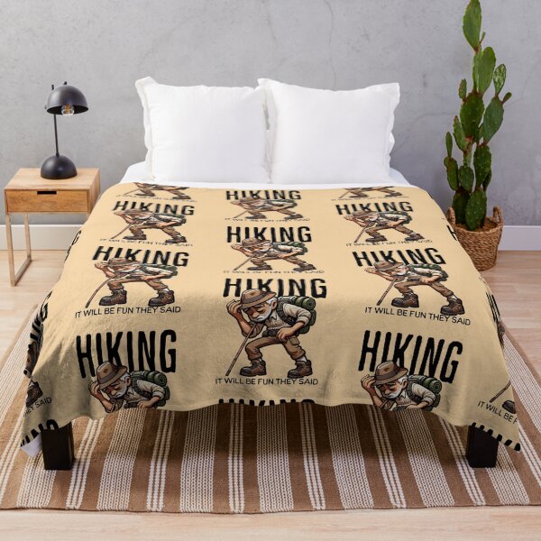 Item preview, Hiking It Will Be Fun They Said designed and sold by TwistedRabbit12.