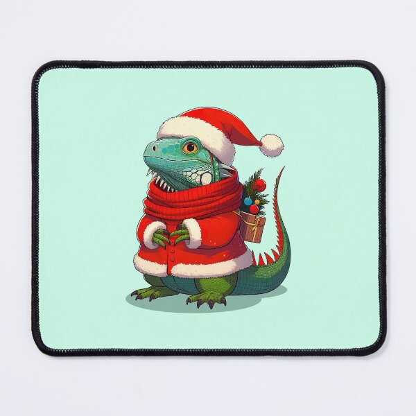 Item preview, Cute Christmas Iguana Santa designed and sold by KAI-Studio.