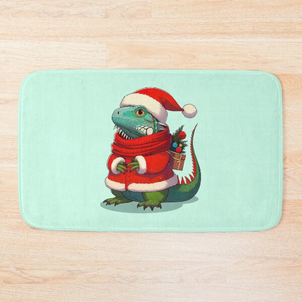 Item preview, Cute Christmas Iguana Santa designed and sold by KAI-Studio.