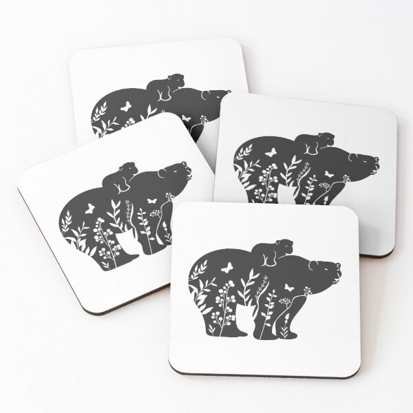 Item preview, Natural Embrace - Tenderness of a Mama Bear and Her Son designed and sold by Crea-Designer.