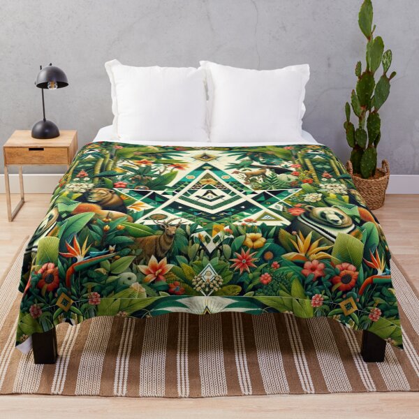 Item preview, Geometric Jungle: Masonic Natural World Fusion designed and sold by decmrArtistic.