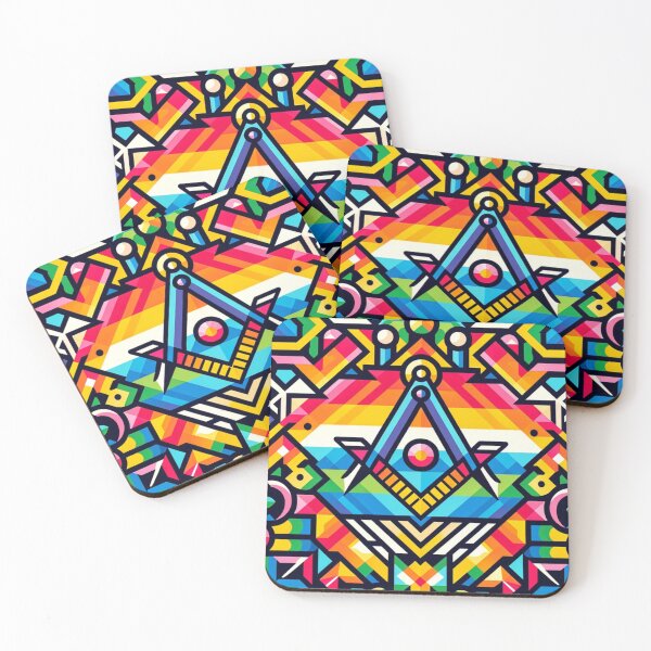 Item preview, Rainbow Spectrum: Masonic Symbolism Meets Vibrant Colors designed and sold by decmrArtistic.