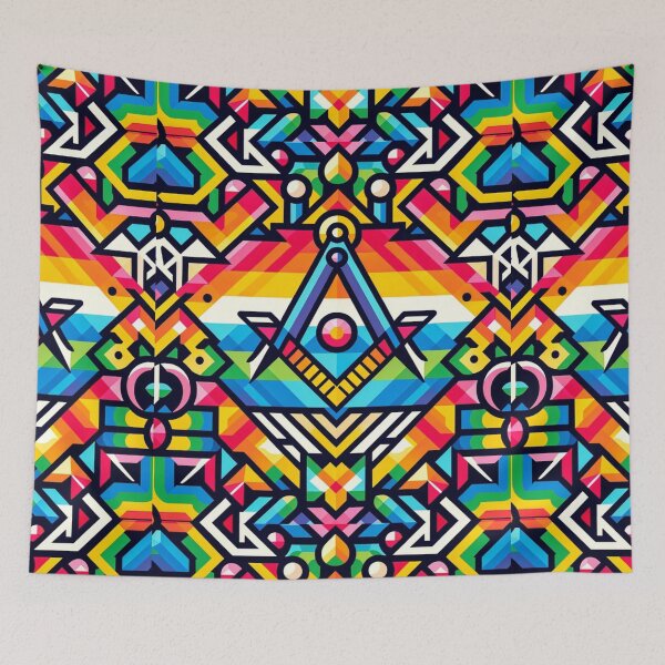 Item preview, Rainbow Spectrum: Masonic Symbolism Meets Vibrant Colors designed and sold by decmrArtistic.