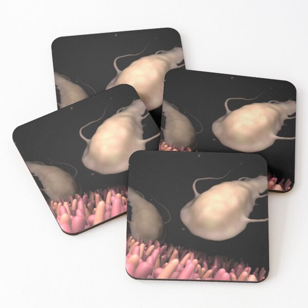 Item preview, STK701530H-Giardia parasite inside the human intestines. designed and sold by StocktrekImages.