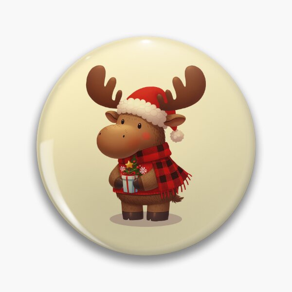 Item preview, Cute Christmas Moose designed and sold by KAI-Studio.