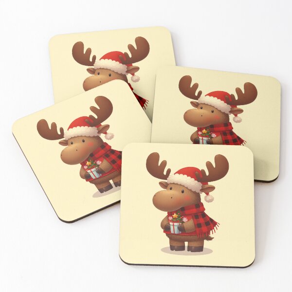 Item preview, Cute Christmas Moose designed and sold by KAI-Studio.