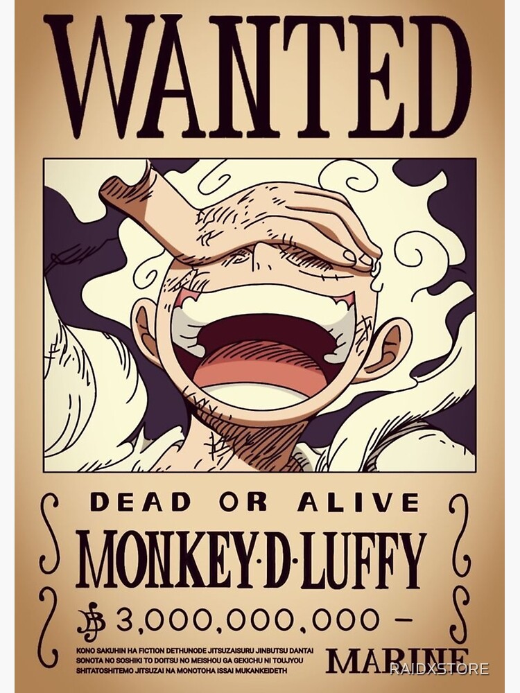 ▷ Tableau Manga 1 pièce de Luffy Gear 4
