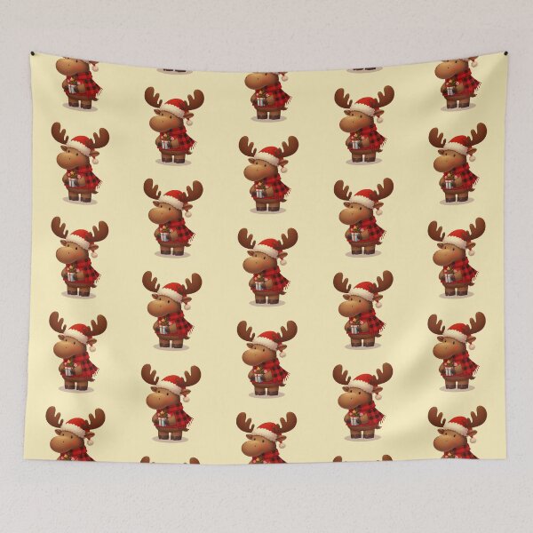 Item preview, Cute Christmas Moose designed and sold by KAI-Studio.