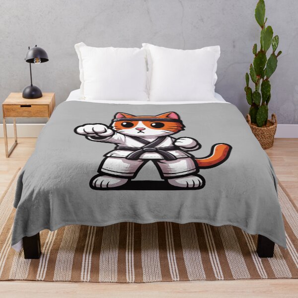 Item preview, Martial Arts Sport Cute Kitten Karate Kitty for Cat Lovers designed and sold by wtfbba.