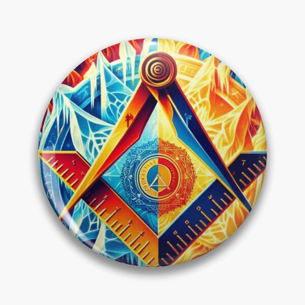 Item preview, Fire & Ice: Masonic Elemental Contrast designed and sold by decmrArtistic.