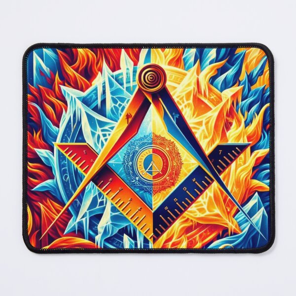 Item preview, Fire & Ice: Masonic Elemental Contrast designed and sold by decmrArtistic.