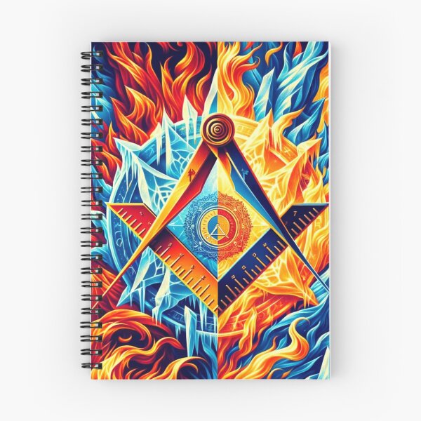 Item preview, Fire & Ice: Masonic Elemental Contrast designed and sold by decmrArtistic.