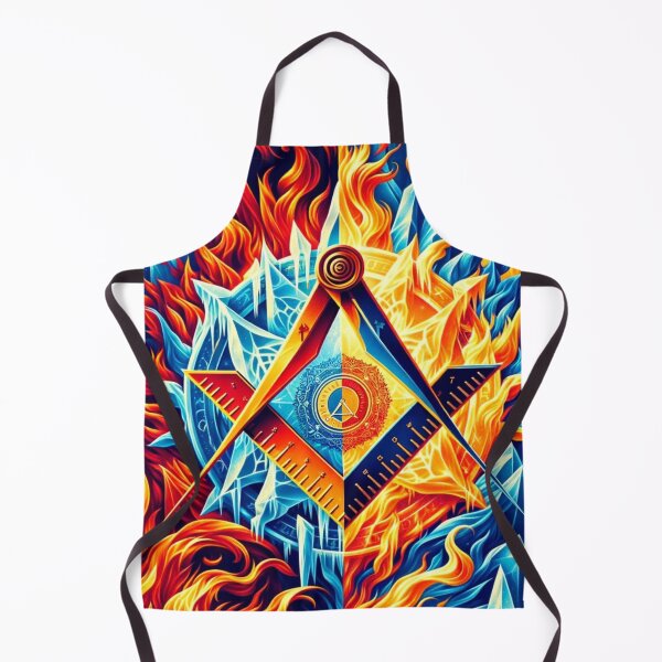 Item preview, Fire & Ice: Masonic Elemental Contrast designed and sold by decmrArtistic.