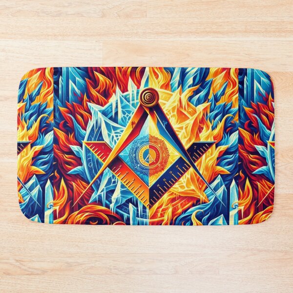 Item preview, Fire & Ice: Masonic Elemental Contrast designed and sold by decmrArtistic.