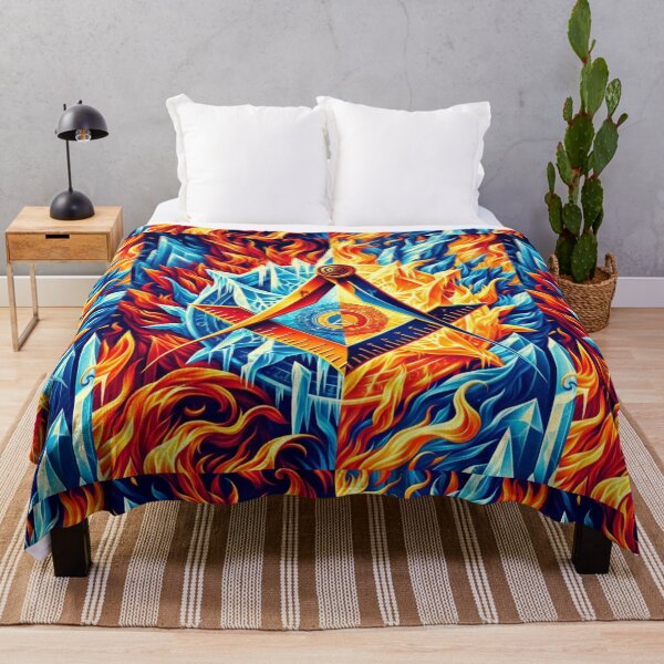 Item preview, Fire & Ice: Masonic Elemental Contrast designed and sold by decmrArtistic.